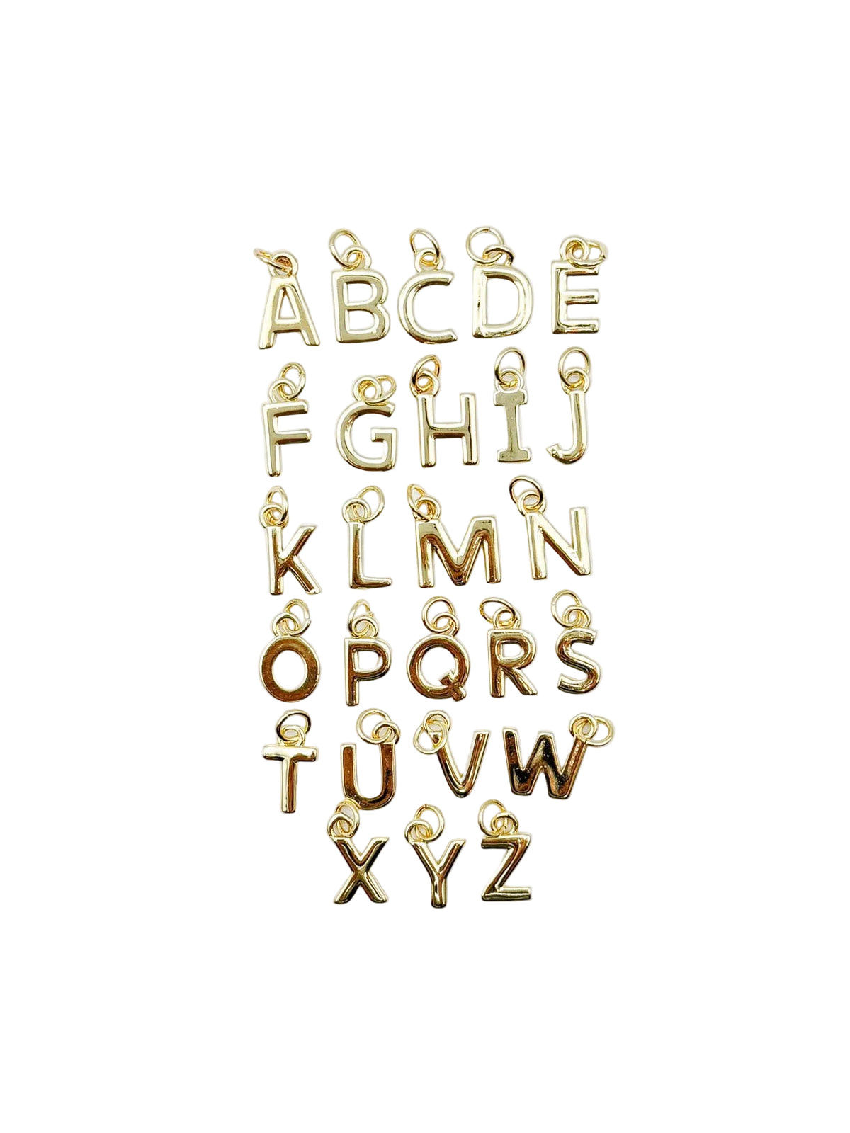 A Flat Letters Charm