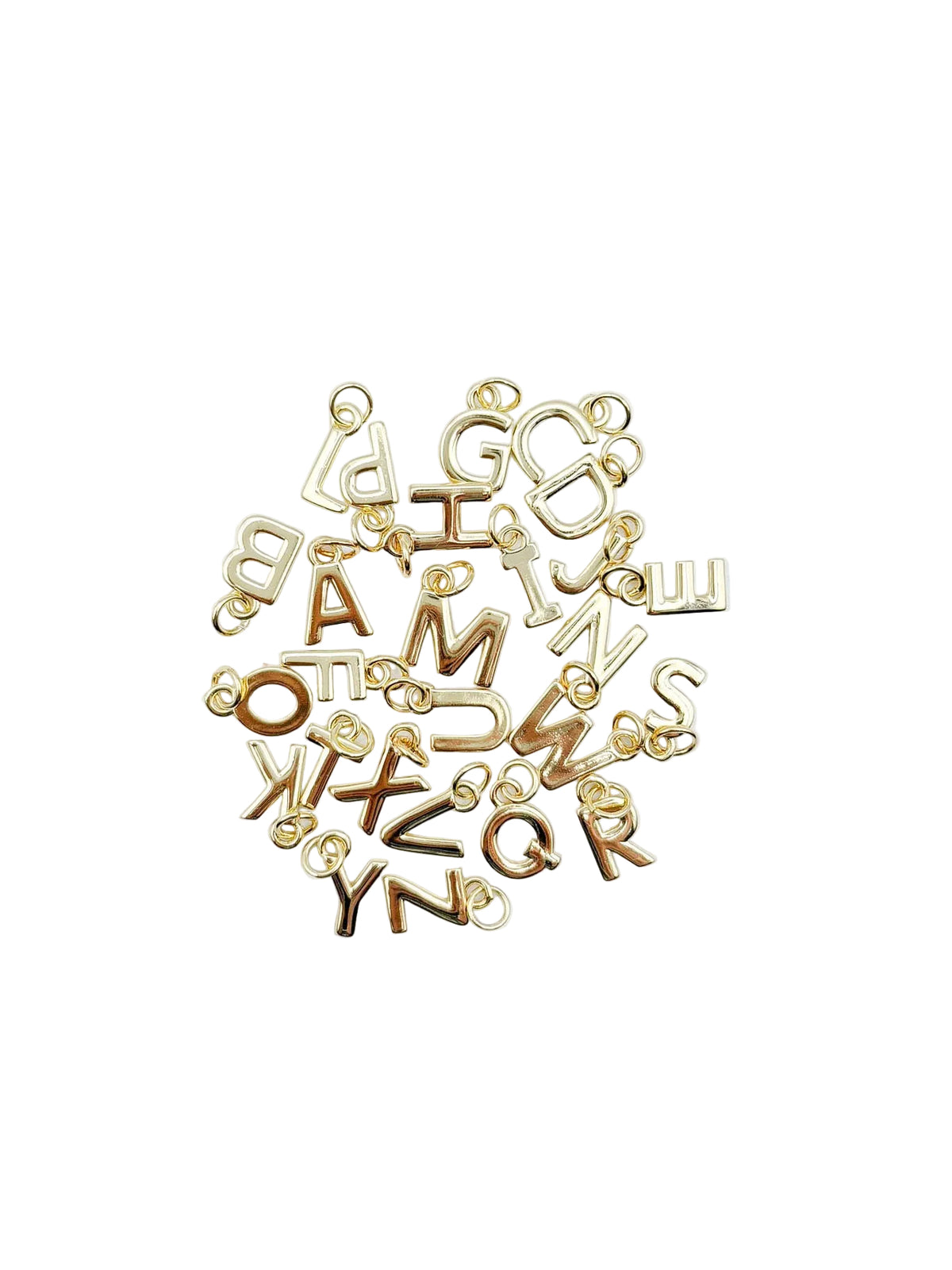 Flat Letters Charm