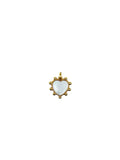 Heart Pearl Dot Charm