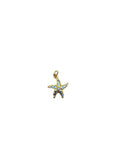 Starfish Blue Jewel Charm